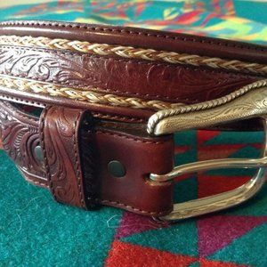 vintage western justin belt